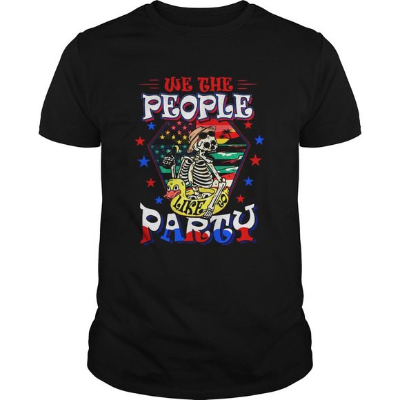 Tops - We The People Pary Like Bone Hat American Flag Color Shirt